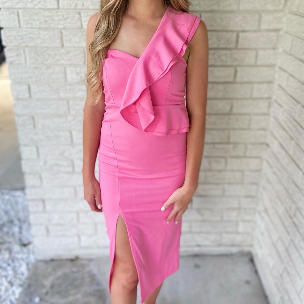 Pink Midi Dress